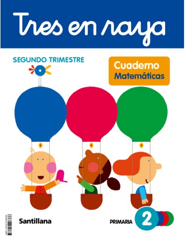 CUADERNO MATEMATICAS 2 2ºPRIMARIA TRES EN RAYA GLOBALIZADO 2023